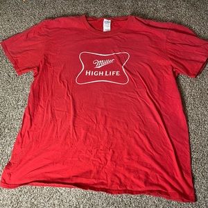 Miller High Life Red Graphic Tee